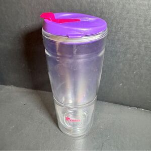 Purple, Pink and Clear Bubba Tumbler [Item 0130]